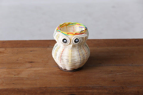 Secondhand 90% New Owl Pencil Holder (Natural)